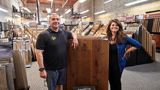 jacqueline and felipe, the brother and sister dynamic duo behind Timeless Floor Company.